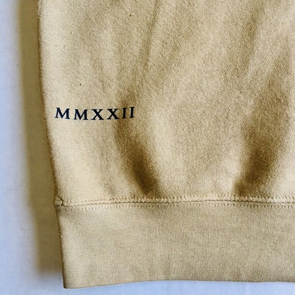 Self Made Athletics Men’s Trident Hoodie Tan‎ & Black Size Medium - Picture 10 of 13